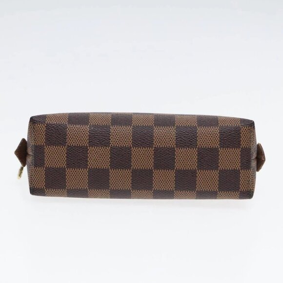 LOUIS VUITTON Damier Ebene Pochette Cosmetic PM Pouch N47516 LV Auth 82976 - Picture 6 of 14
